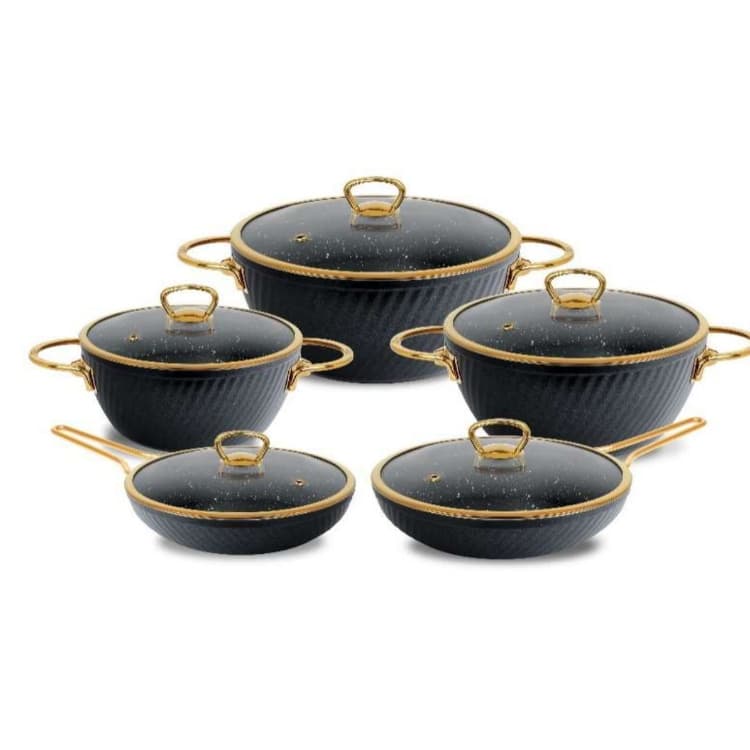 تصویر 4 از فروش ویژه سرویس ظروف تفلون (قابلمه + تابه)